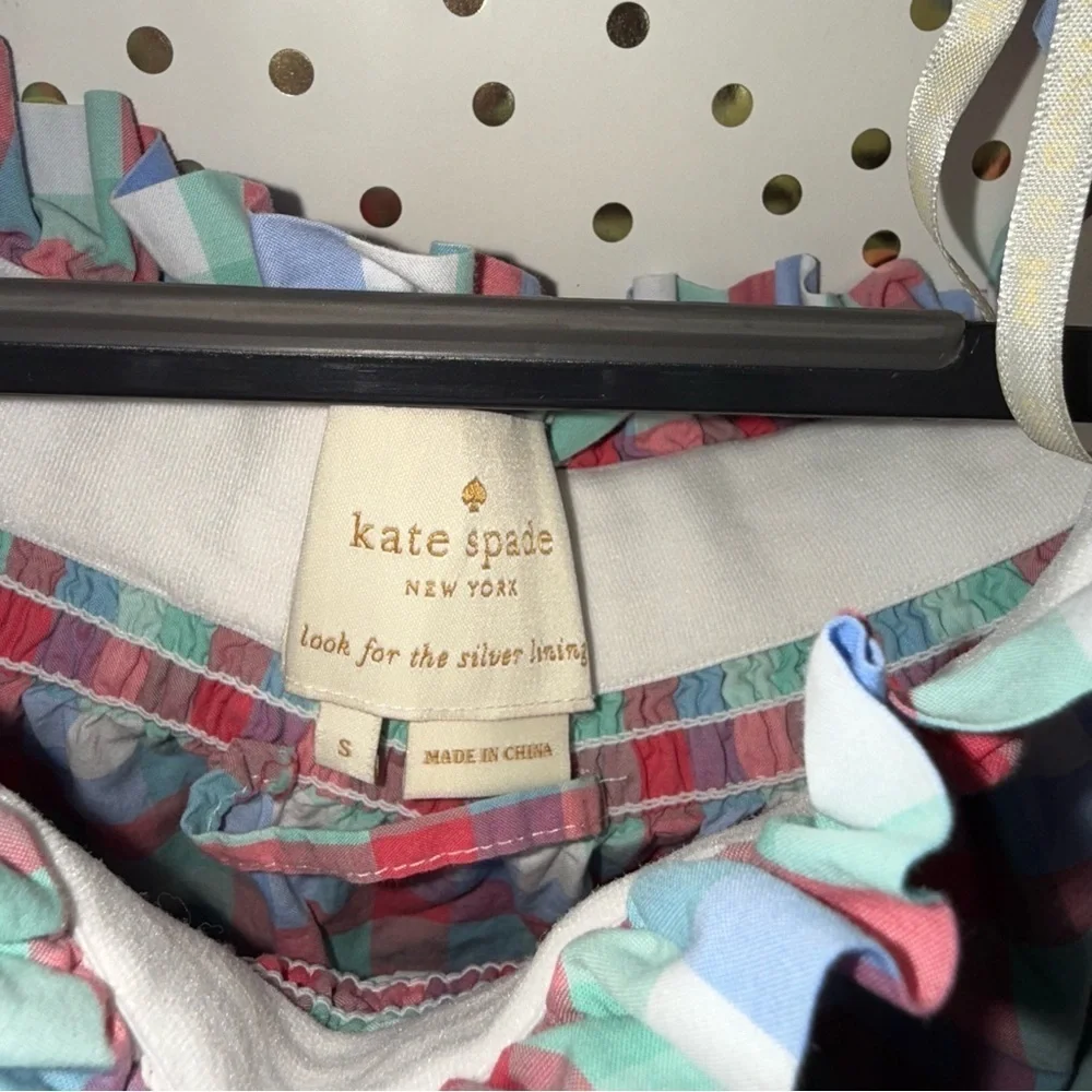 Kate Spade Multicolor Ruffle Dress